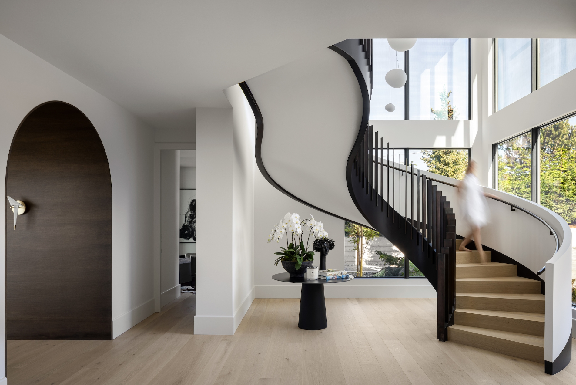 Broadwell Metal spiral staircase