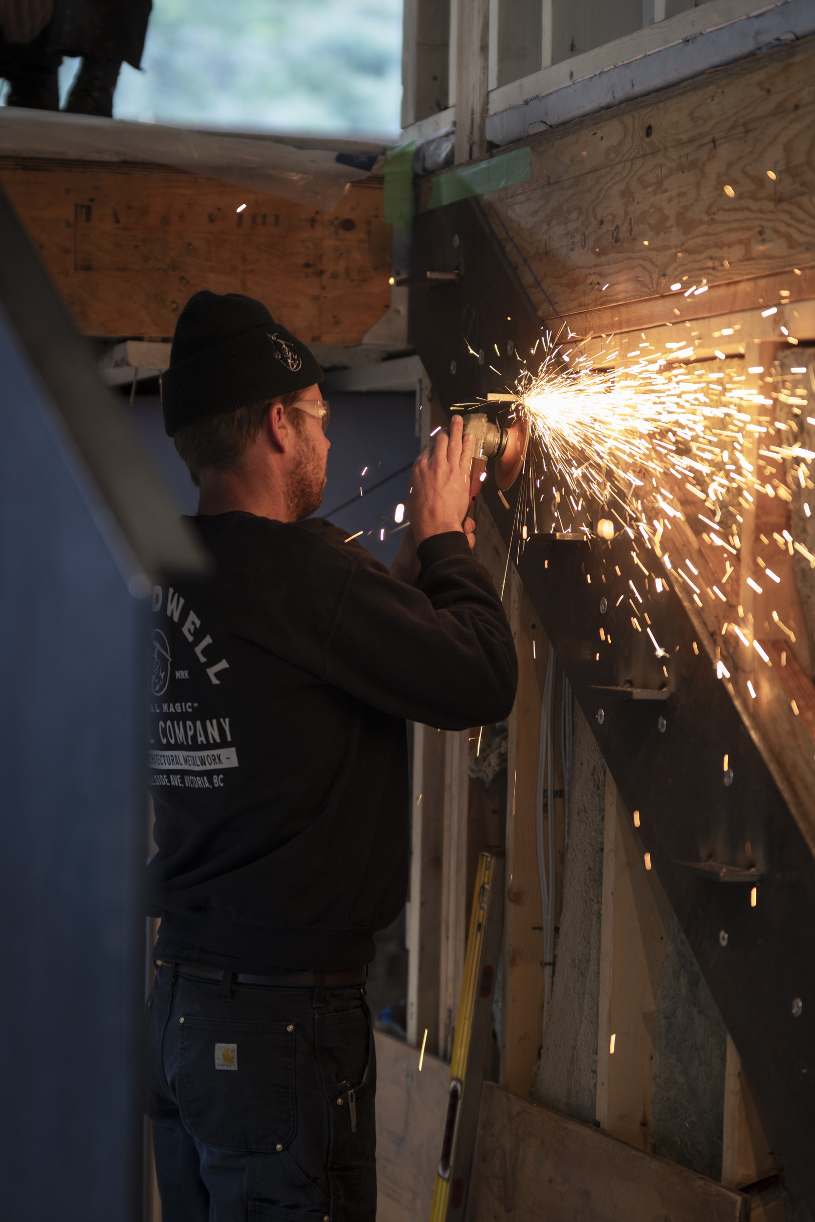 Broadwell Metal grinding stairs