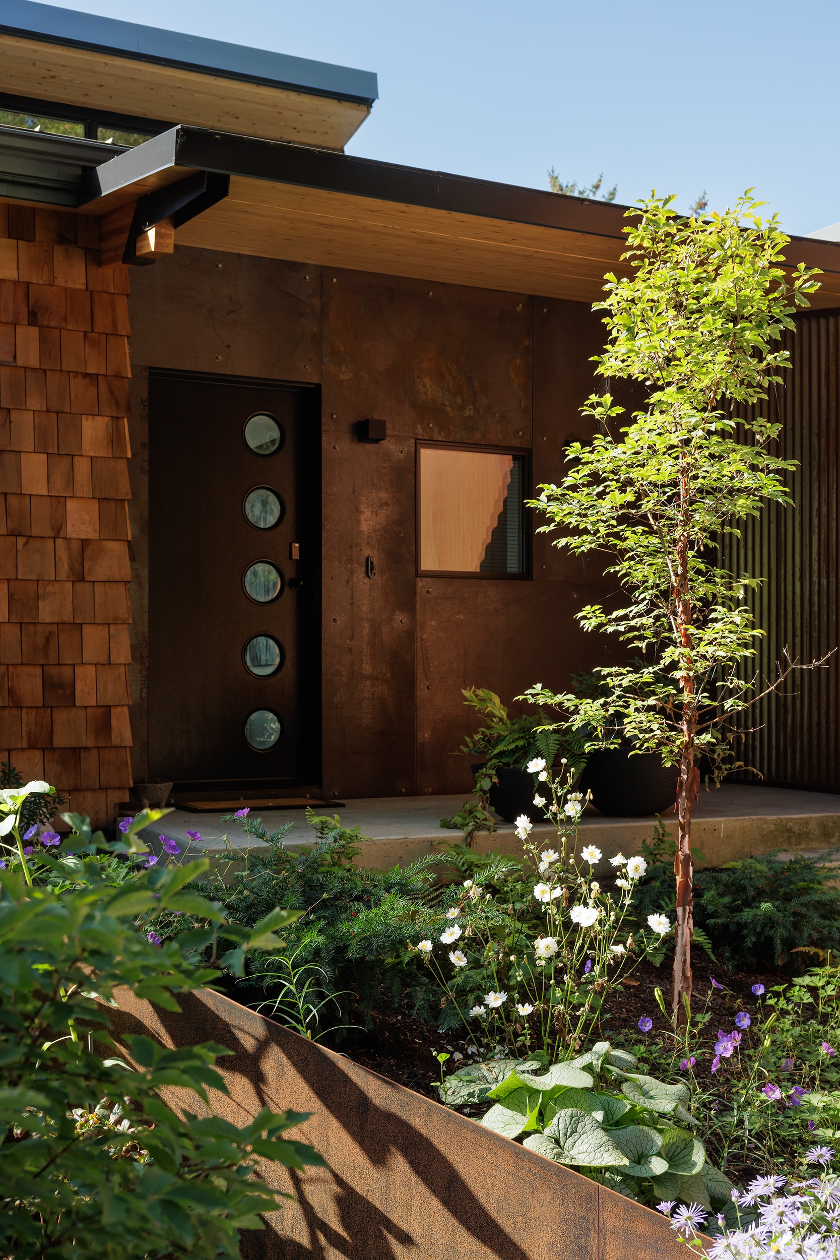 Broadwell Metal exterior entrance metal siding